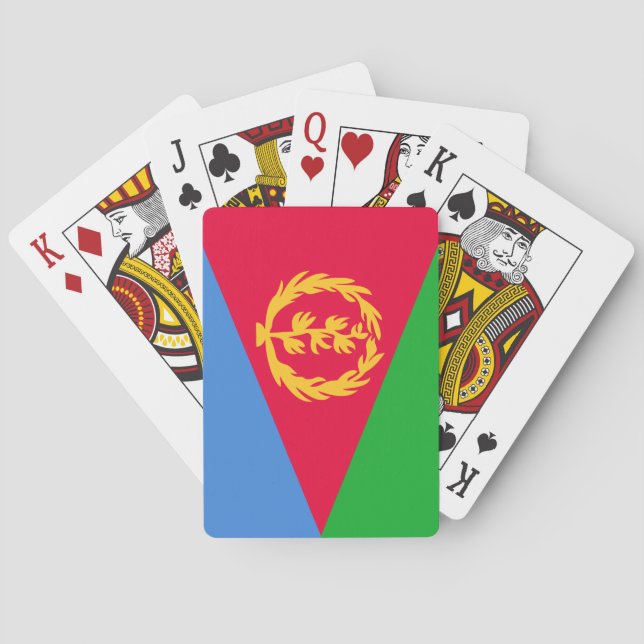 Eritrea Flag Playing Cards (Back)