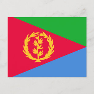 Eritrea Flag Postcard