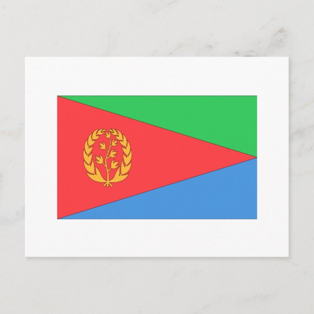 Eritrea Flag Postcard (Front)