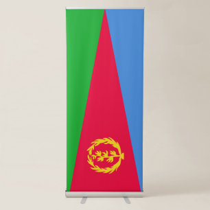 Eritrea flag retractable banner