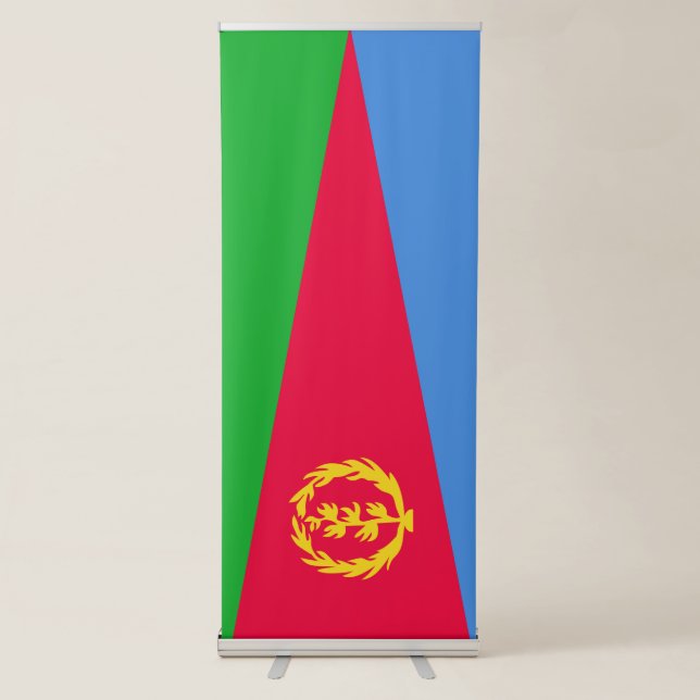 Eritrea flag retractable banner (Front)