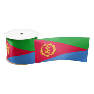 Eritrea Flag Satin Ribbon