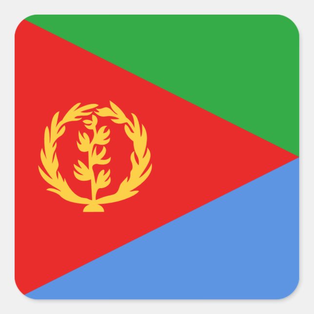 Eritrea Flag Sticker (Front)