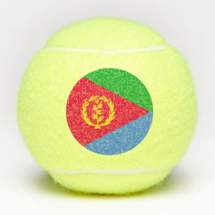 Eritrea flag tennis balls