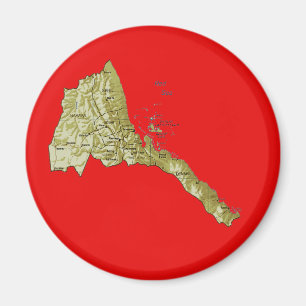 Eritrea Map Magnet