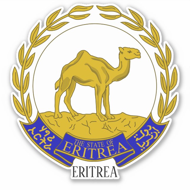 Eritrea National Emblem Patriotic (Front)