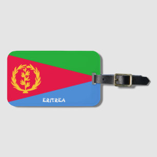 Eritrea National Flag Patriotic Luggage Tag
