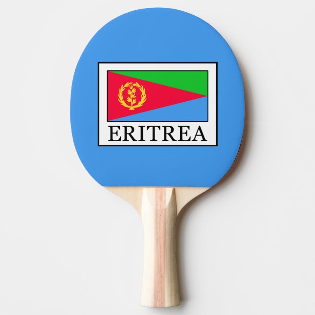 Eritrea Ping Pong Paddle (Front)
