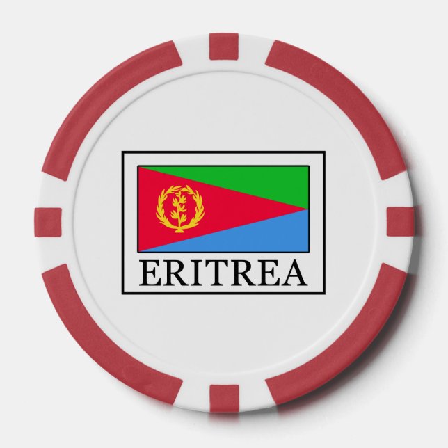 Eritrea Poker Chips (Front)