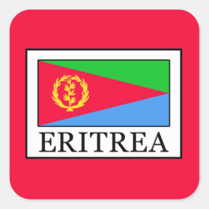 Eritrea Square Sticker