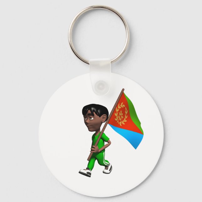 Eritrean Boy Key Ring (Front)