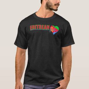 Eritrean Culture Family Roots Heartbeat Eritrea Ci T-Shirt