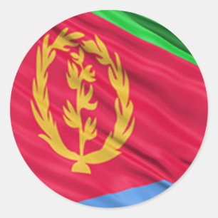 Eritrean Flag Classic Round Sticker