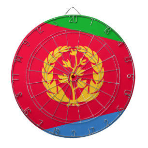 Eritrean Flag (Eritrea) Dartboard