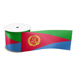 Eritrean Flag (Eritrea) Satin Ribbon