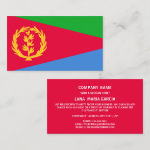 Eritrean Flag, Flag of Eritrea Business Card