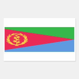 Eritrean Flag, Flag of Eritrea Rectangular Sticker