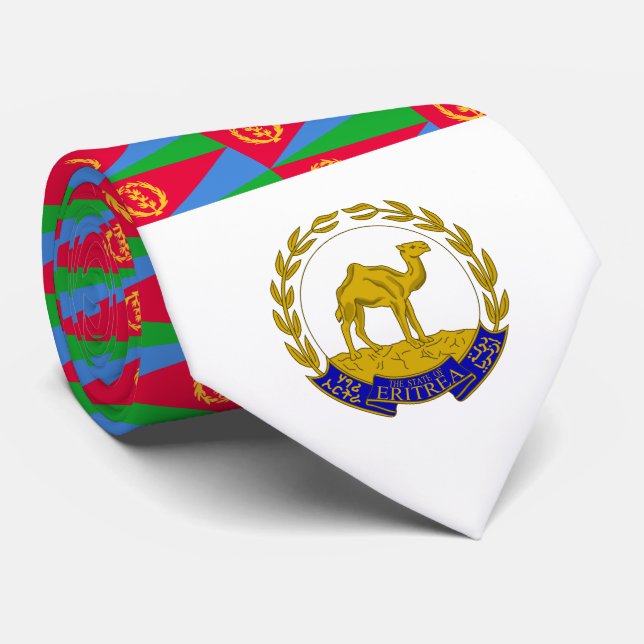 Eritrean Flag & National Emblem, Flag of Eritrea Tie (Rolled)