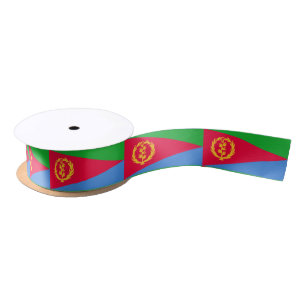 Eritrean flag satin ribbon