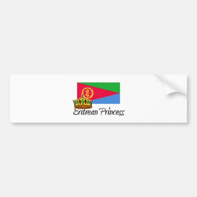 Eritrean Princess Bumper Sticker (Front)