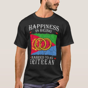 Eritrean Wedding Eritrea Marriage Flag Root Marrie T-Shirt