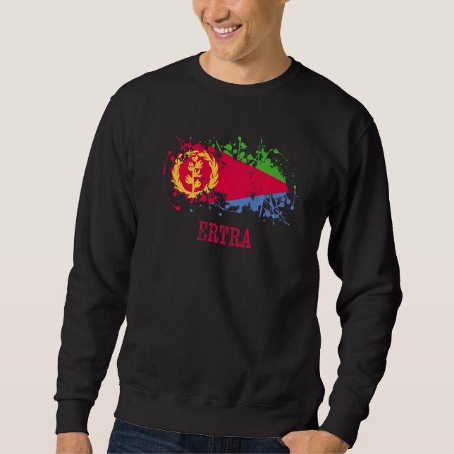 Eritrian enthusiasts for Ertra and Eritrea   Sweatshirt (Front)