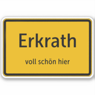 Erkrath Sticker Autosticker