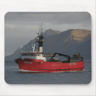 Erla N, Crab Boat in Dutch Harbour, Alaska Mouse Mat