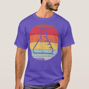 Erlenmeyer Flask Chemistry Science Vintage Retro D T-Shirt