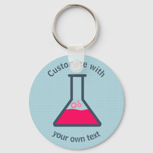 Erlenmeyer Flask Key Ring