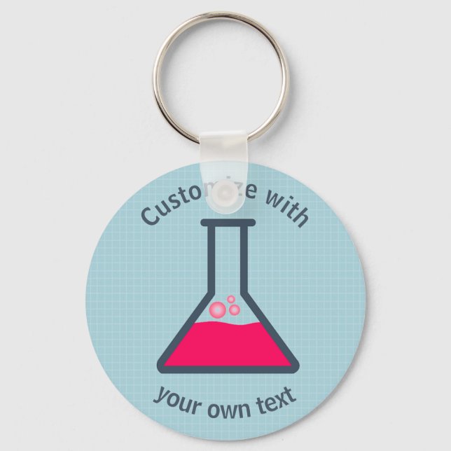 Erlenmeyer Flask Key Ring (Front)