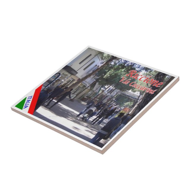 ERM022 RICCIONE, Viale Ceccarini, Italy, Tile (Side)