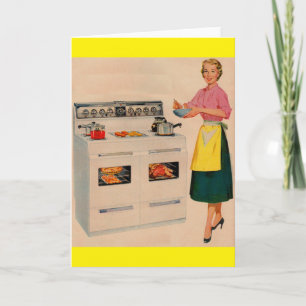 Erma and her double-barrelled oven card