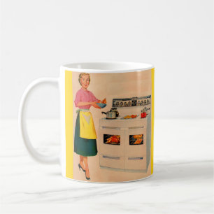 Erma and her double-barrelled oven coffee mug