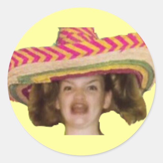 ERMAHGERD SERMBRERRER SMALL (20 CT) CLASSIC ROUND STICKER (Front)