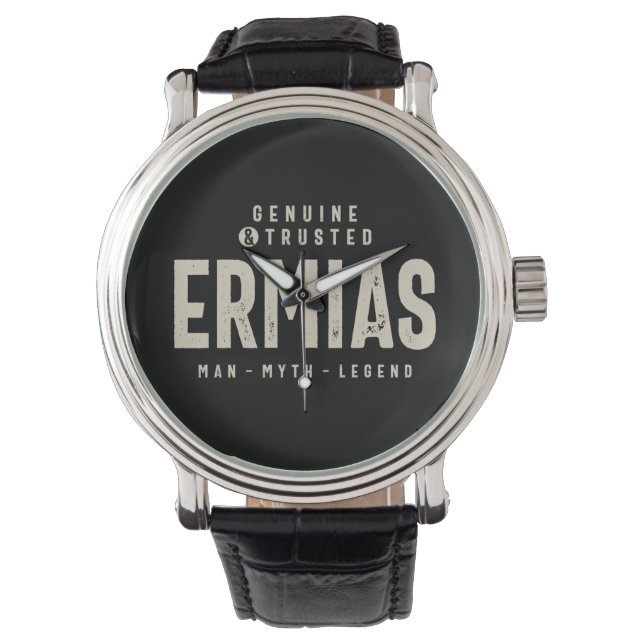 Ermias Personalised Name  Watch (Front)