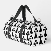 Ermine Pattern, Mediaeval Pattern, Black on White