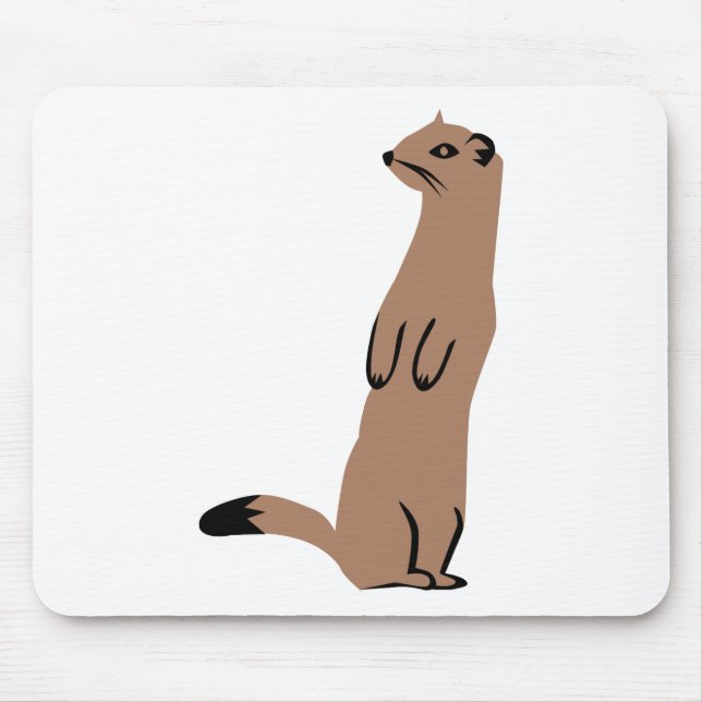 Ermine - Stoat - Weasel Mouse Mat (Front)