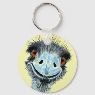 Ermintrude the Emu Key Ring