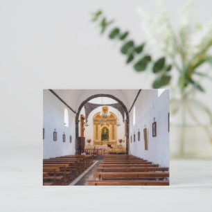 Ermita de los Dolores Interior, Lanzarote Postcard