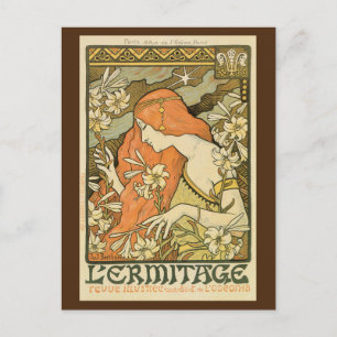Ermitage Art nouveau magazine Postcard