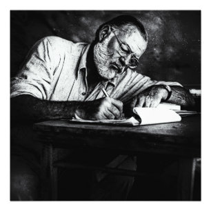Ernest Hemingway in Kenya Photo Print