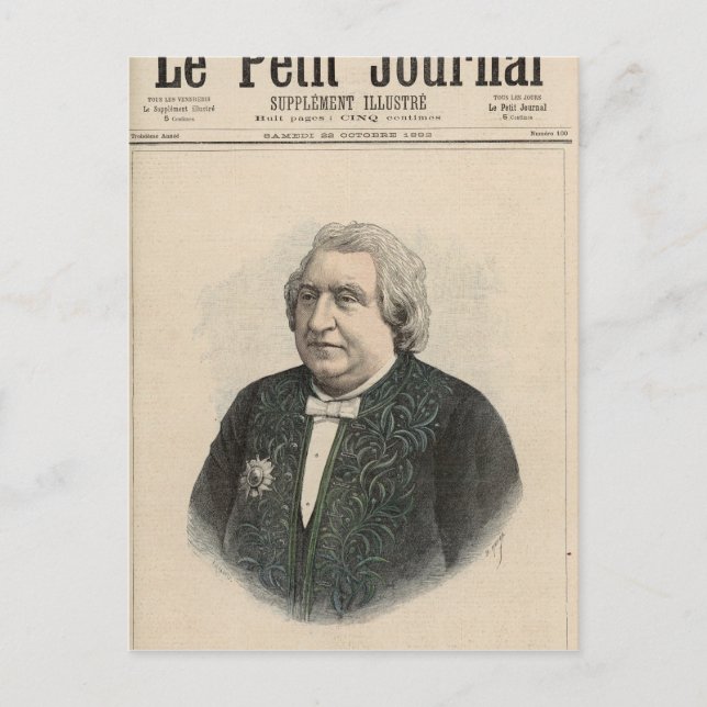 Ernest Renan Postcard (Front)