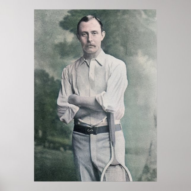 Ernest Renshaw - Tennis Player Poster (Front)