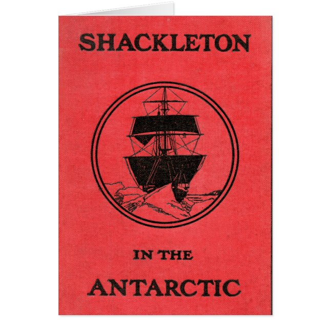 Ernest Shackleton Antarctic Nimrod Book Cover (Front)