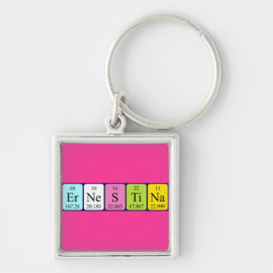 Ernestina periodic table name keyring