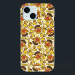 Ernie and Rubber Duckie Pattern iPhone 15 Case<br><div class="desc">This cute pattern features Ernie and Rubber Duckie on a yellow background.  © 2021 Sesame Workshop. www.sesamestreet.org</div>
