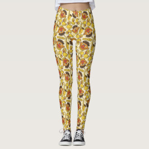 Ernie and Rubber Duckie Pattern Leggings