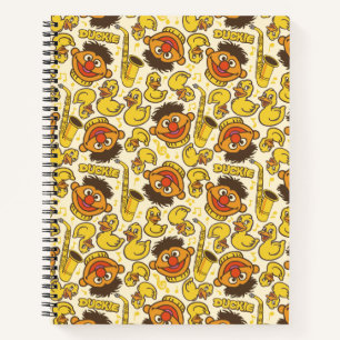 Ernie and Rubber Duckie Pattern Notebook