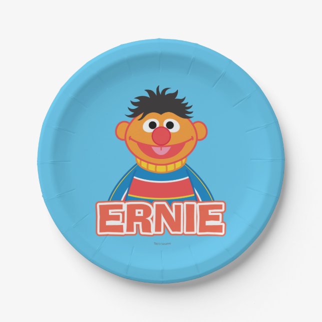 Ernie Classic Style Paper Plate (Front)